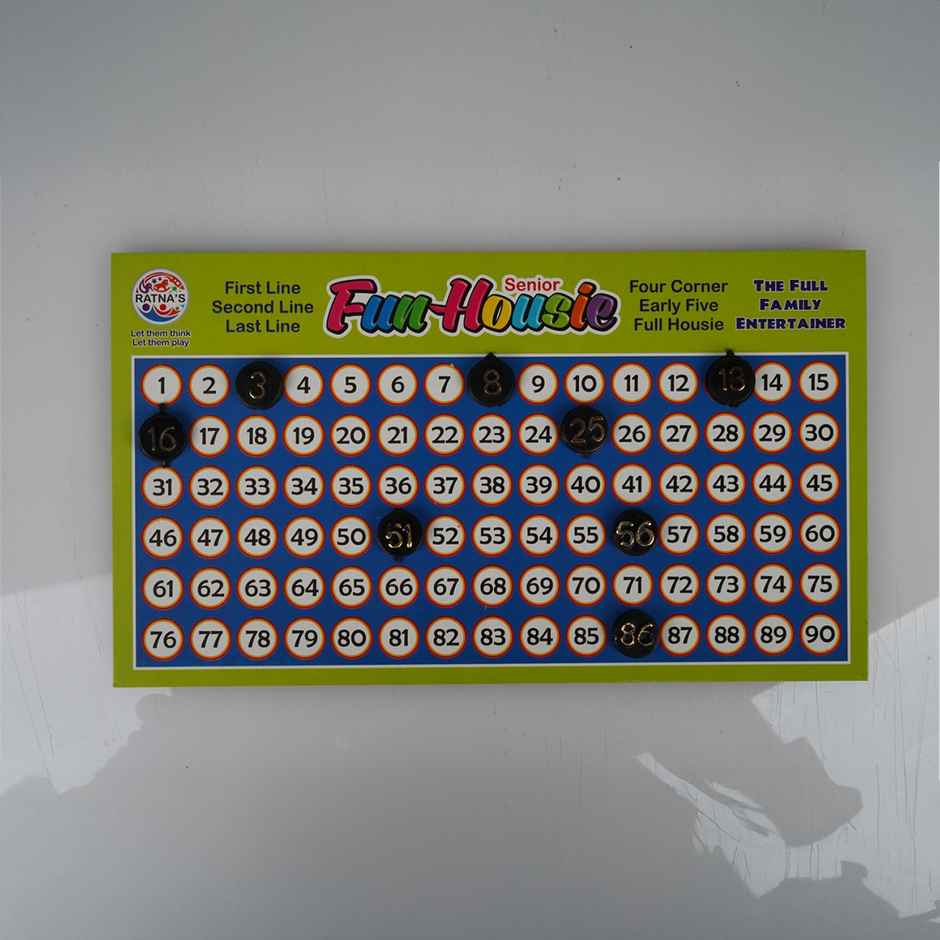 Ratna's Fun Housie Sr.| 180 Tickets | Assorted