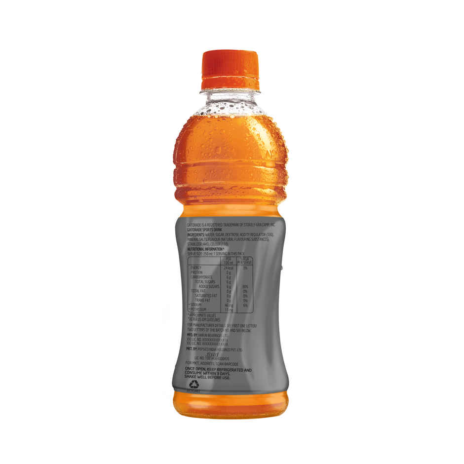 Gatorade Sports Drink - Orange Flavour 250 ml Combo