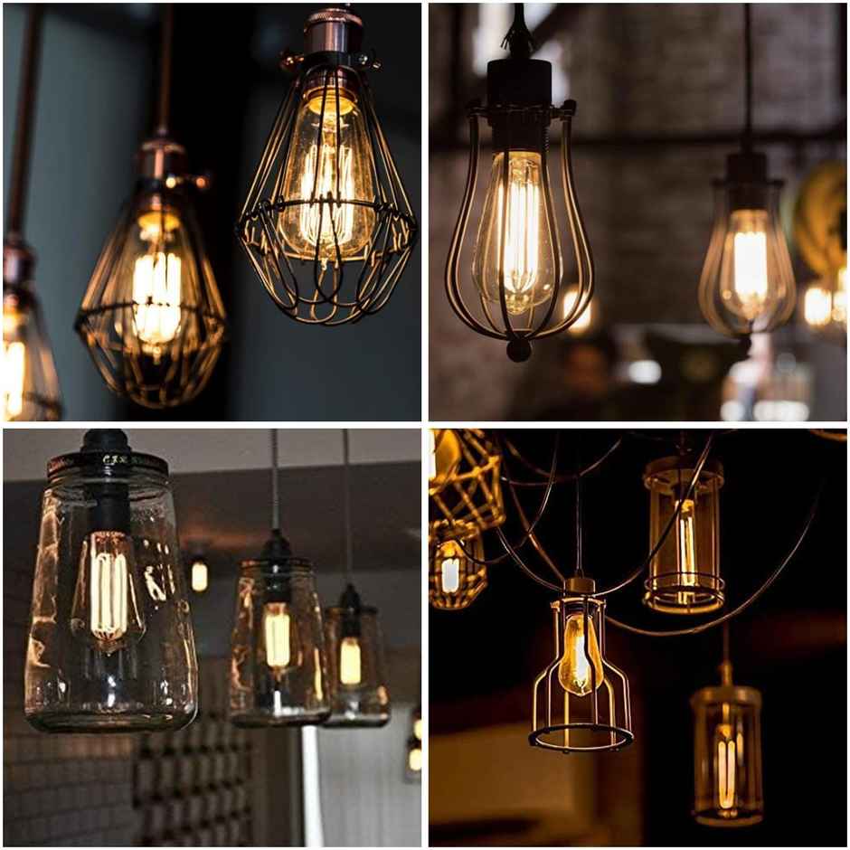 Desidiya Edison Tungsten Filament Decorative St64 5 W Bulb (E27)