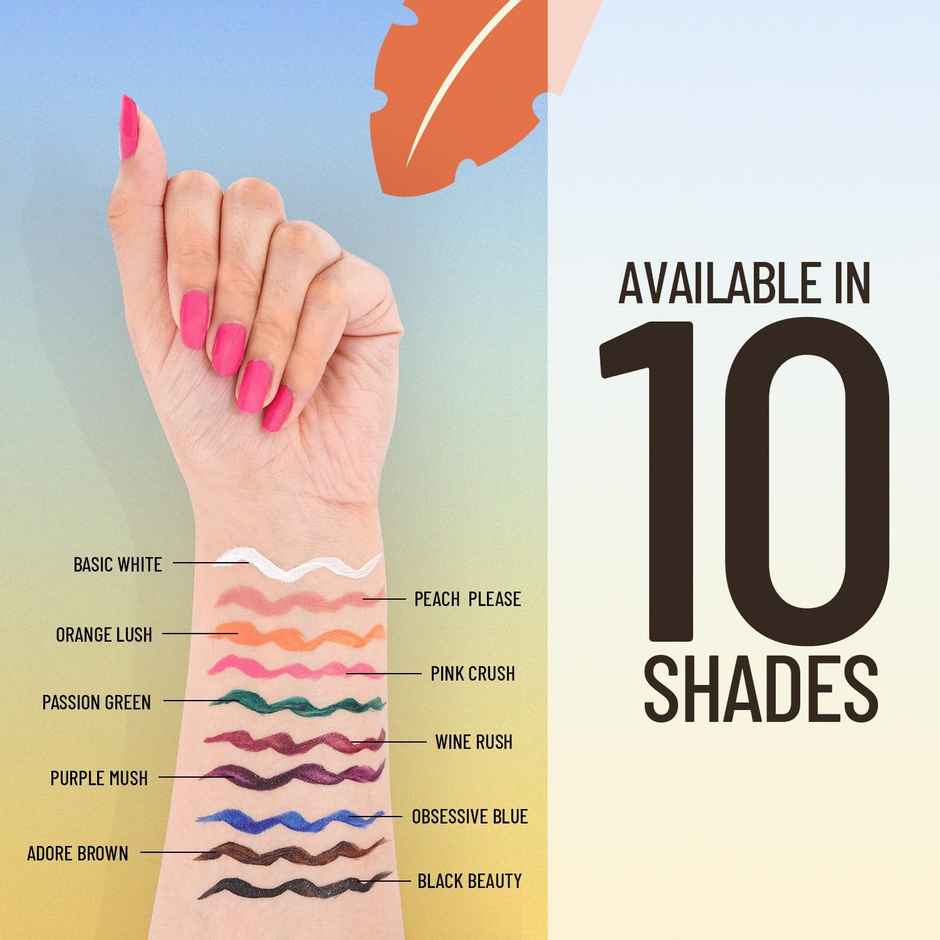 Swiss Beauty Colour Me Bright Sketch Eyeliner - 04 Pink Crush