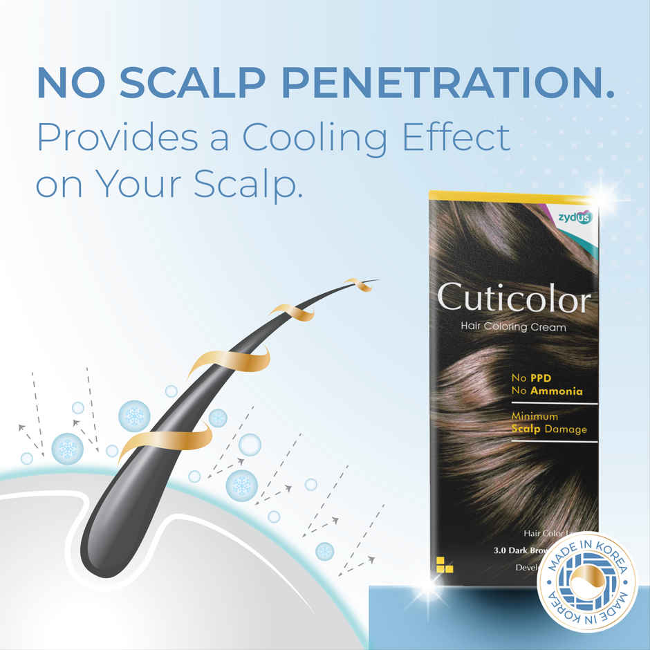 Cuticolor Hair Colouring Cream | Brown