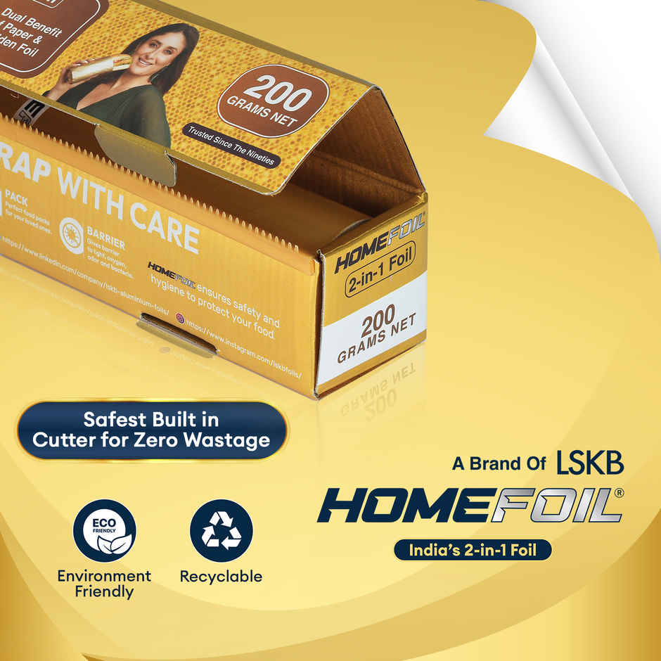 HOMEFOIL 2-in-1 Paper & Golden Foil | 13.22 m