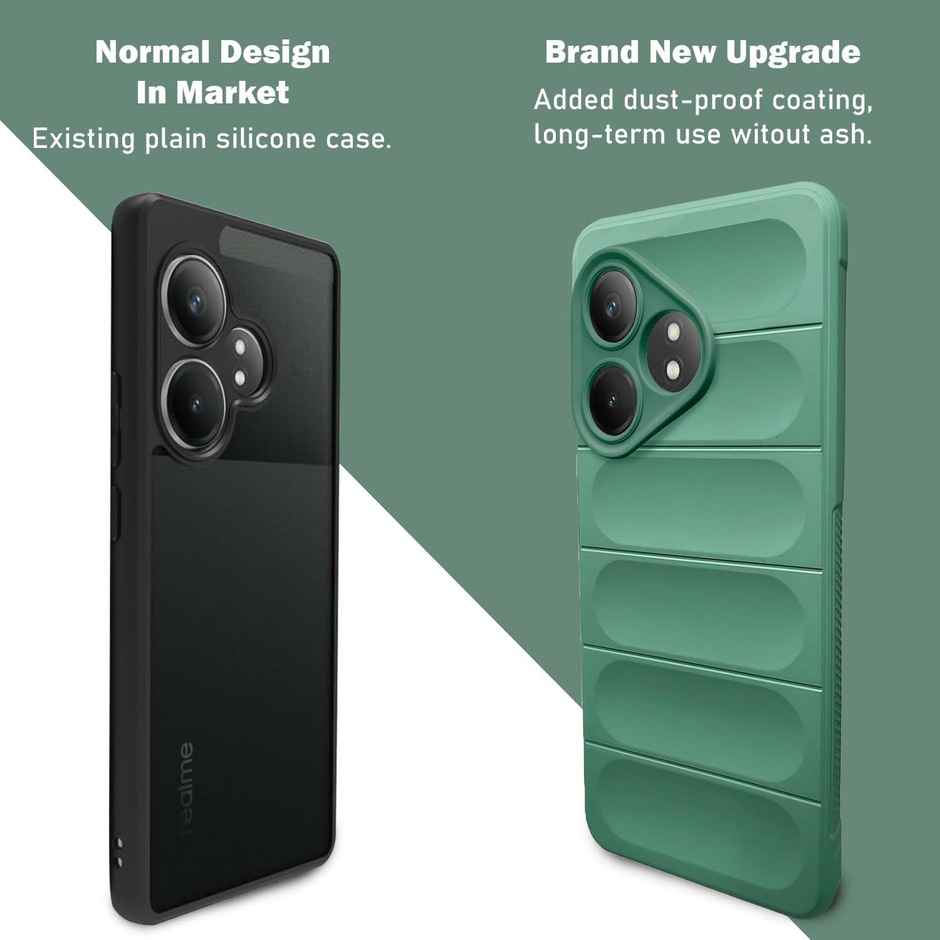 Artistque Case For Realme Gt 6t 5g Back Cover - Liquid Stripe Cover Silicone