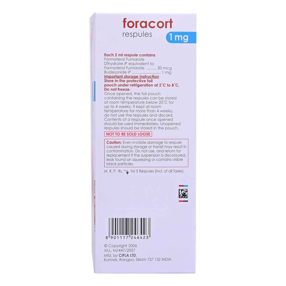 Foracort 1mg Respule