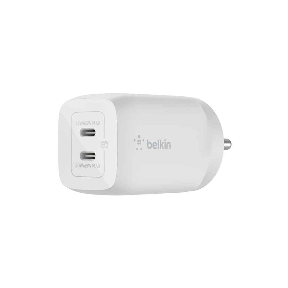 Belkin 65W Dual USB-C GaN Wall Charger