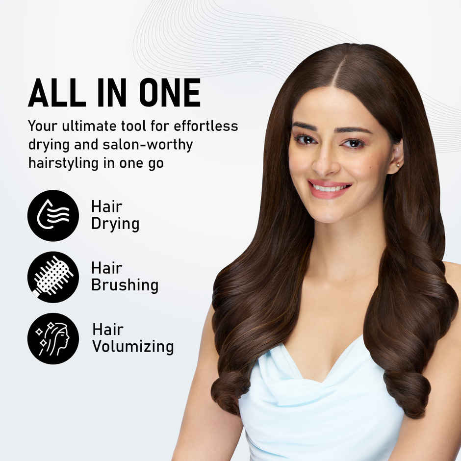 Vega Litstyle L3 Volumizer Hair Blow Dryer Brush | 3 Heat & 2 Speed Settings | VHSD-03