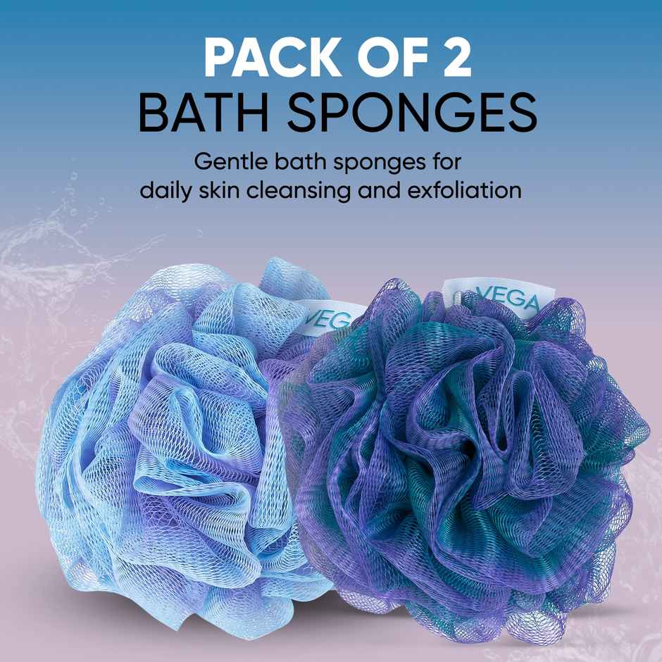 Vega BCA Duo Splash Bath Sponge Bath Loofah for Men & Women | Premium Bath Loofah | BA-3/37