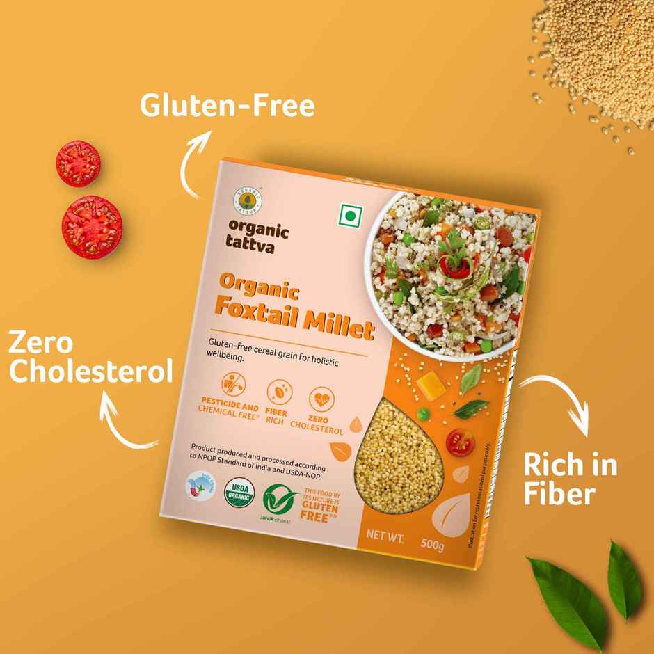 Organic Tattva Foxtail Millet | Cholesterol-Free