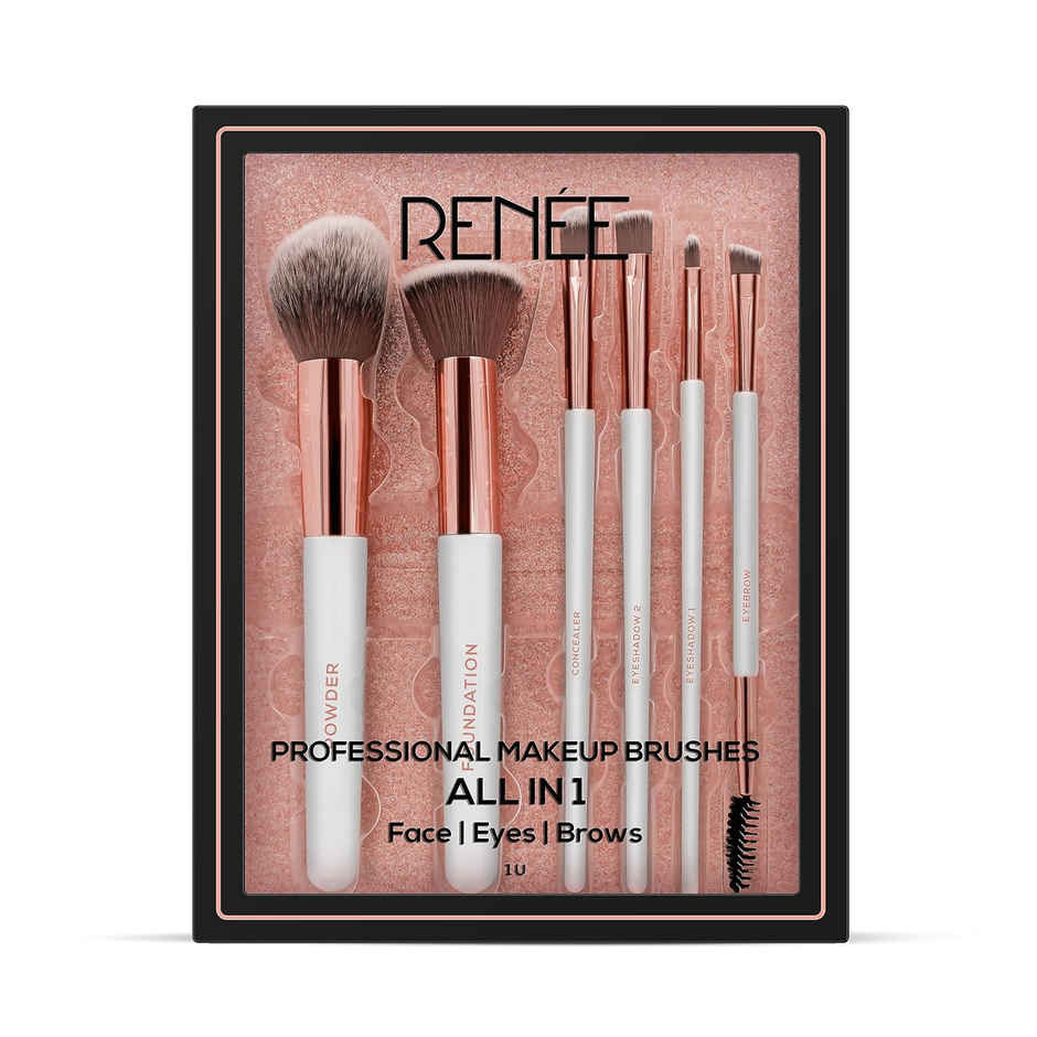 Renee All In 1 Professional Makeup Brushes Set Of 6