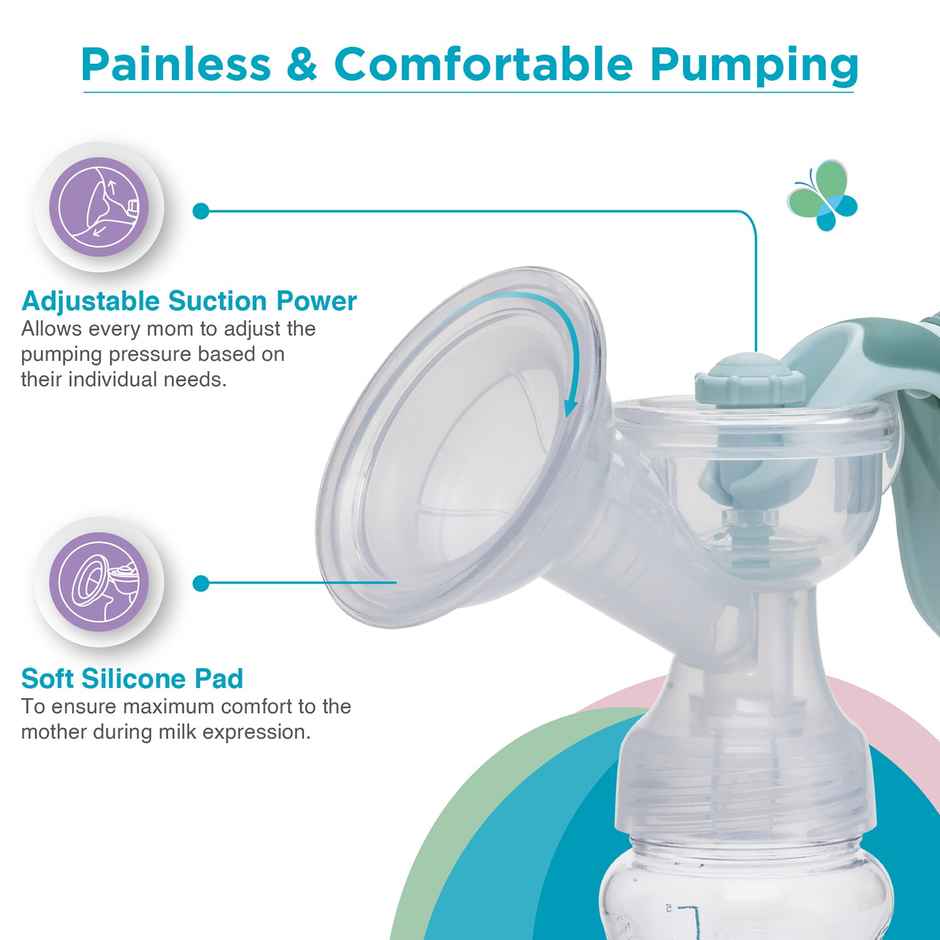 Vega Baby Natural Expression Manual Breast Pump - Advanced- Bpa Free | Vbbf3-02