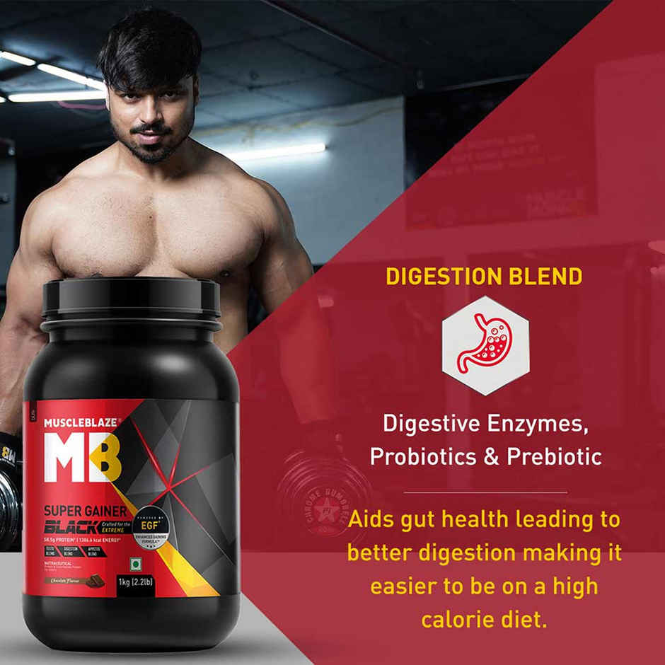 Muscleblaze Super Gainer Black (Chocolate)