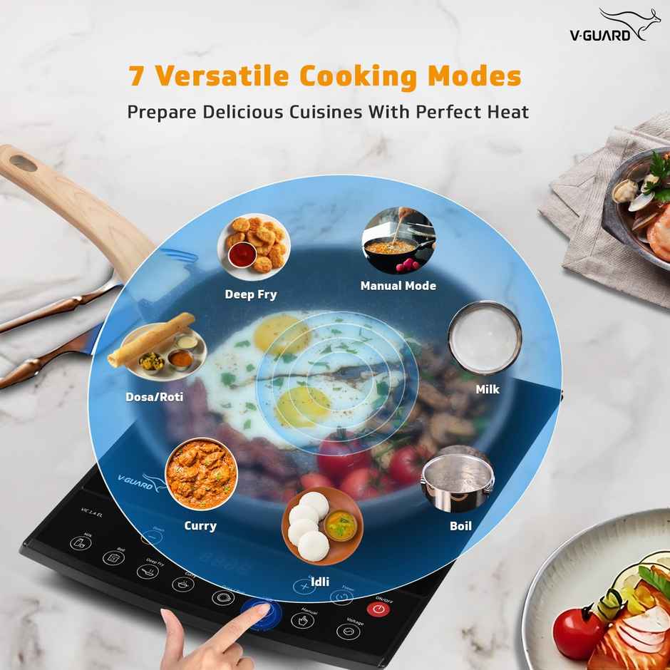 V-Guard Vic 1.4 El Induction Cooktop / 1400 Watt