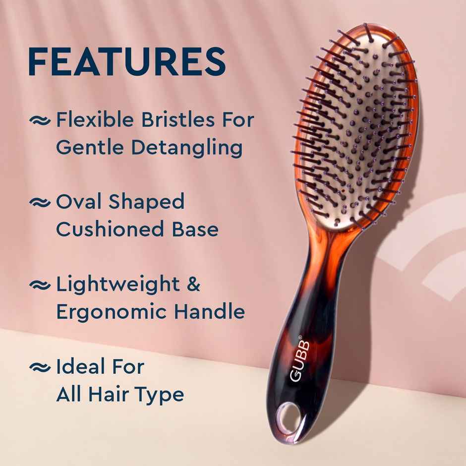 Gubb Oval Cushioned Brush| Large