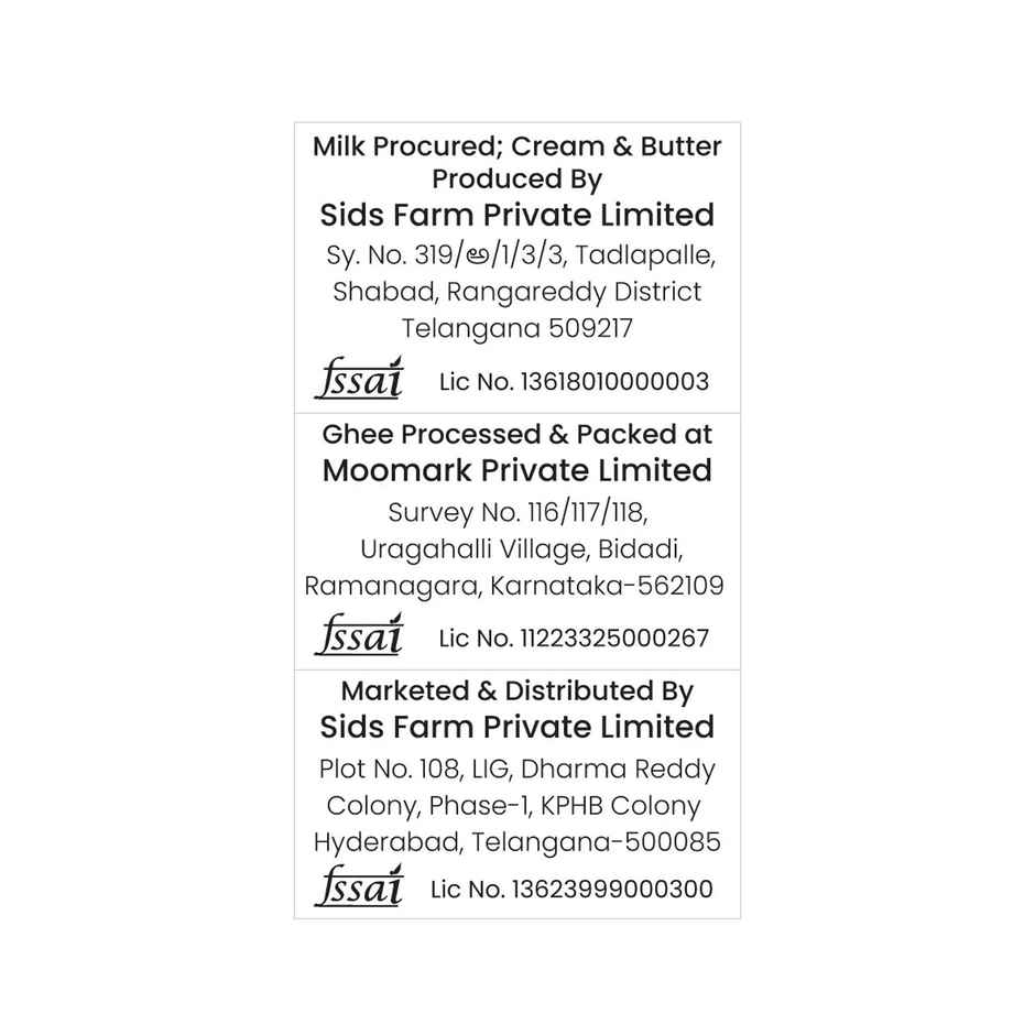 Sid's Farm Desi Cow Ghee