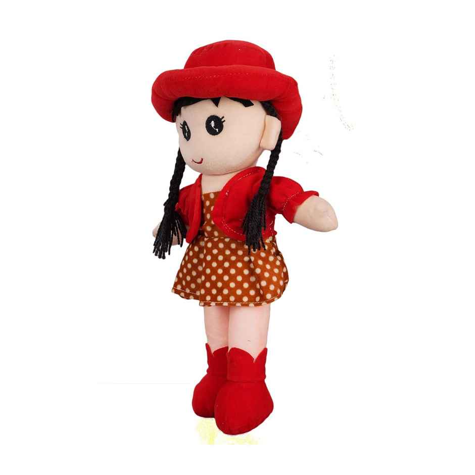 DearJoy Cap Rag Doll | Red | Soft Toy