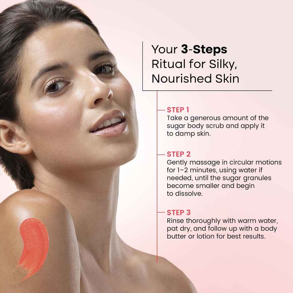 Bryan & Candy Cherry Blossom Sugar Body Scrub Ph 5.5 For Tan Removal And Exfoliation