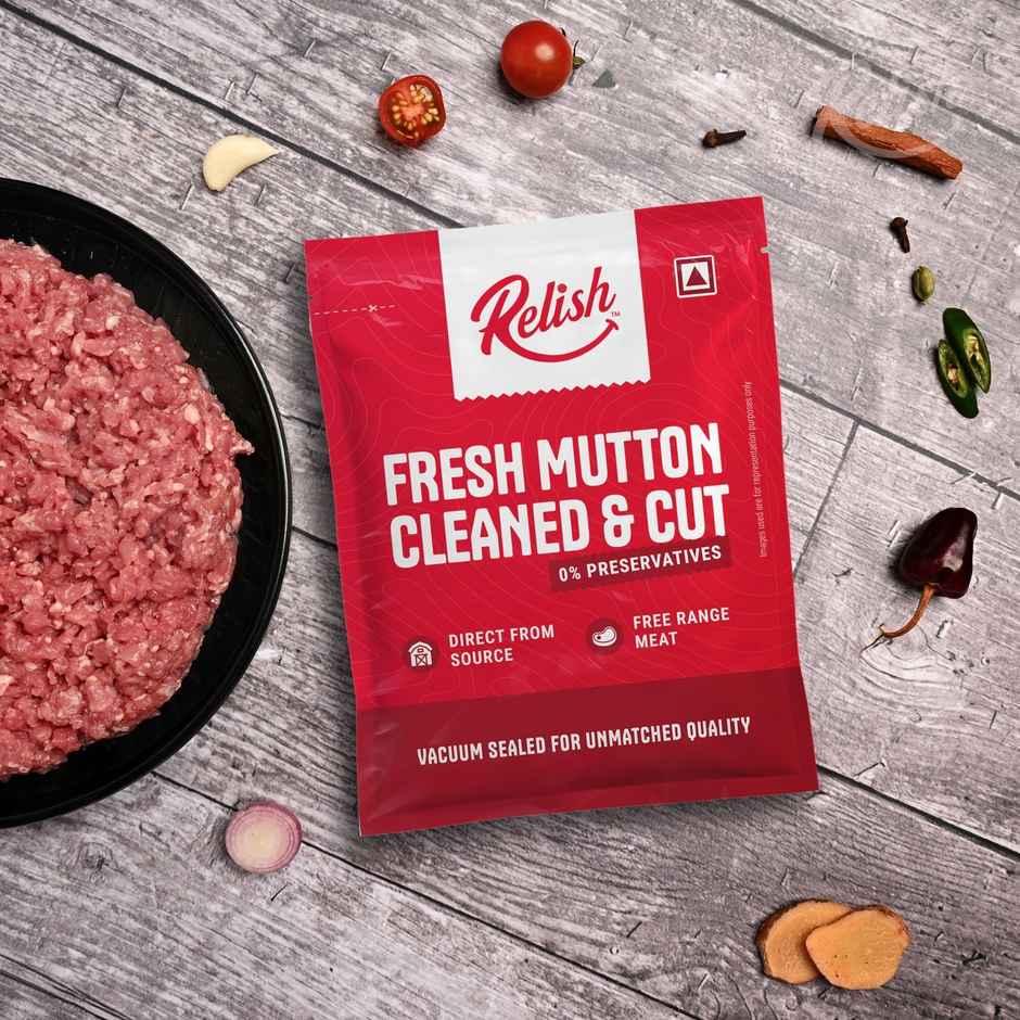 Relish Mutton Mince | Energy - 300 kcal | Protein - 19 g / 100 g