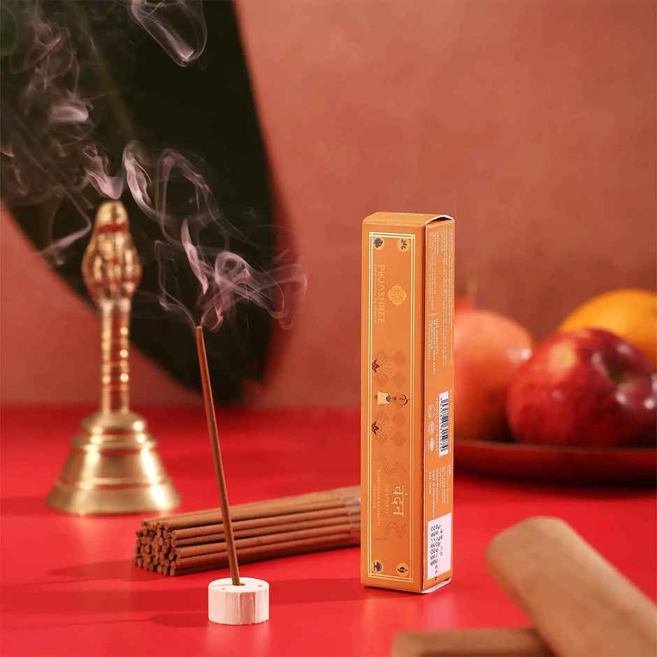 Pujashree Bambooless Agarbatti Chandan | 4 Inches