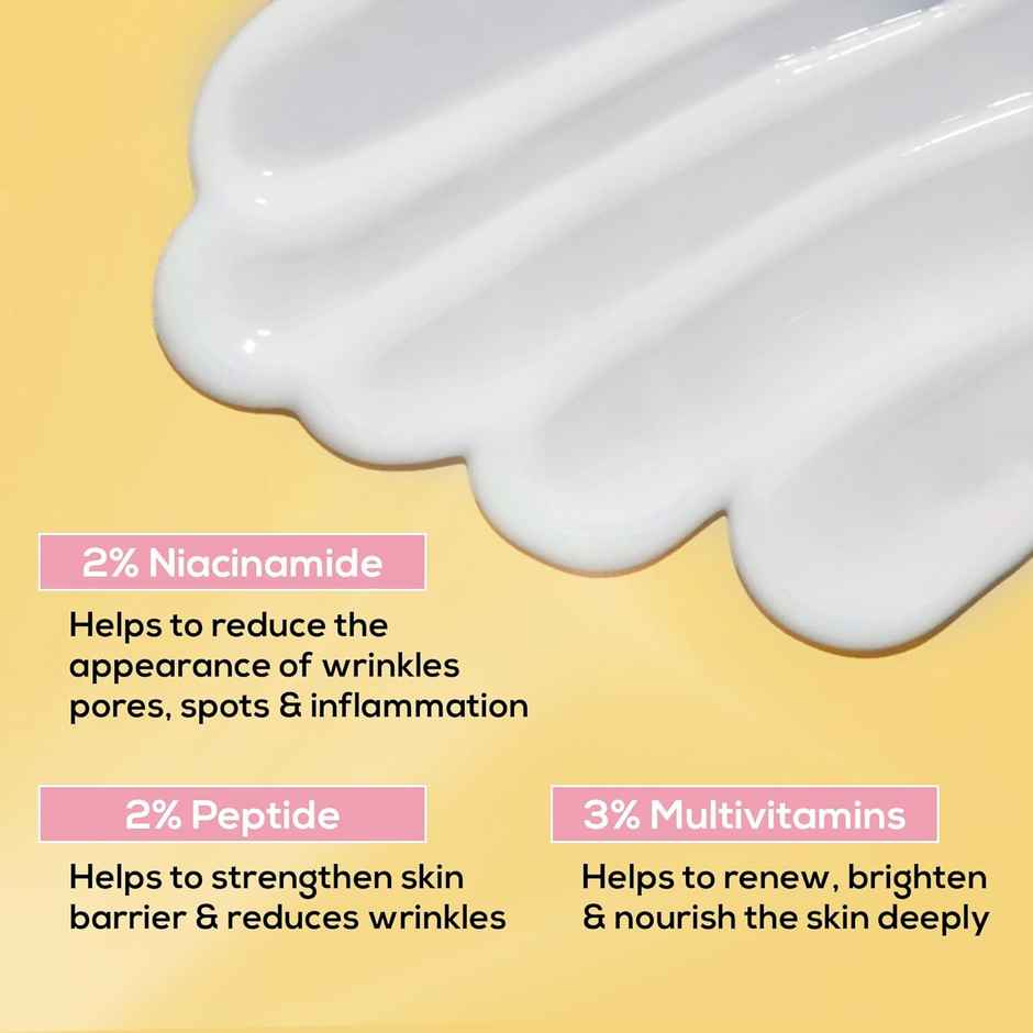 RENEE Pore Minimising Sunscreen SPF 70 With 2% Niacinamide, 2% Peptide & 3% Multivitamins