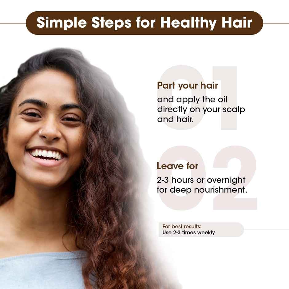 TAC Bhringabali Hair Oil for Hairfall Control & Hair Growth with Amla, Sulphate Free