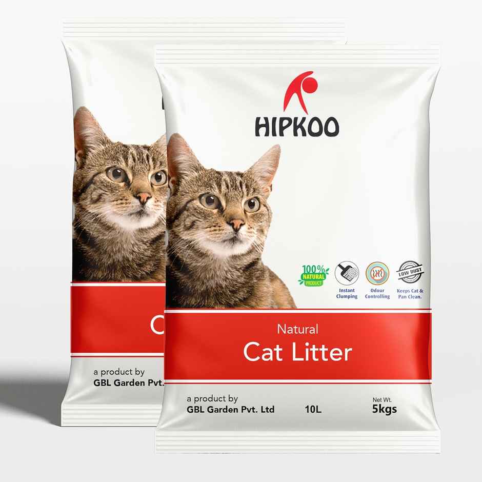 Hipkoo Advanced Natural Clumping Cat Litter Sand | Dust Free