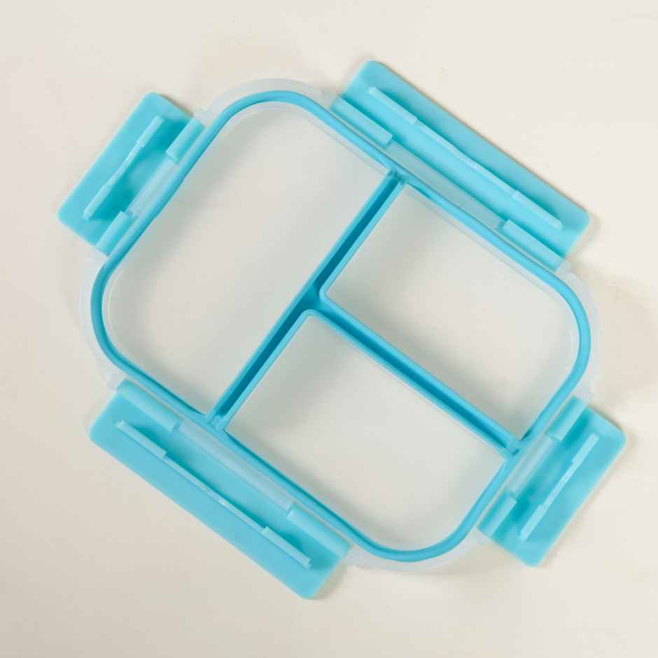 Nestasia Sealed Three Compartment Glass Container Lunchbox 1000ml