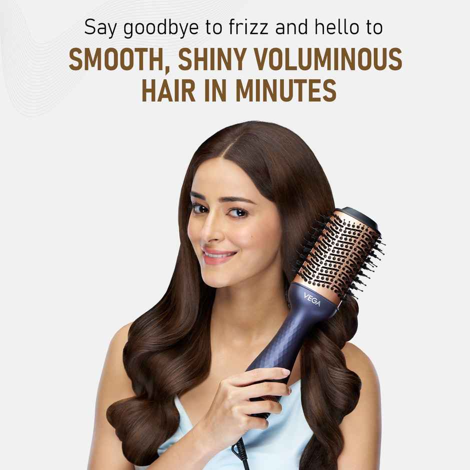 Vega Pro Volumizer Hair Blow Dryer Brush with 3 Heat/2 Speed Settings, (1200W, VHSD-02)
