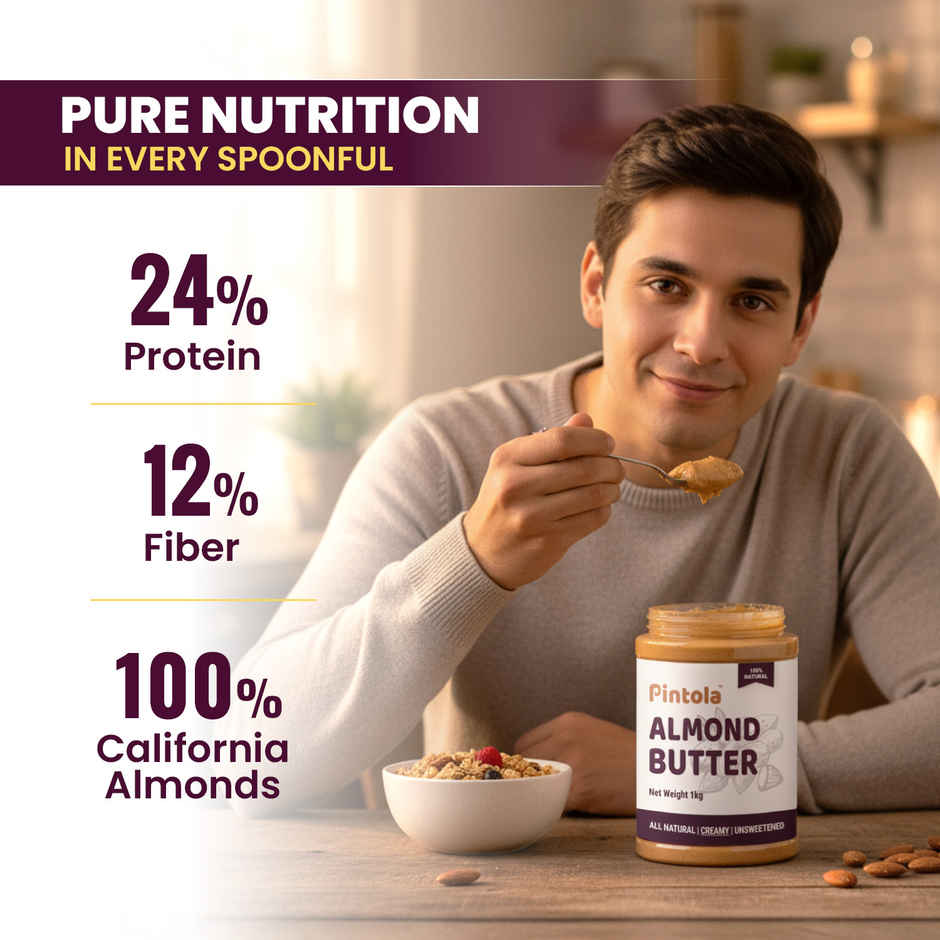 Pintola All Natural Almond Butter Creamy