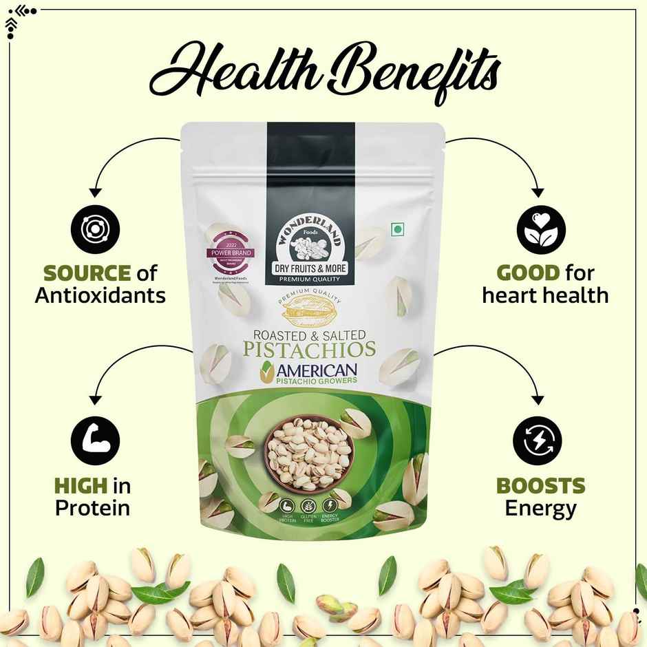 Wonderland Foods Roasted & Salted Pistachios
