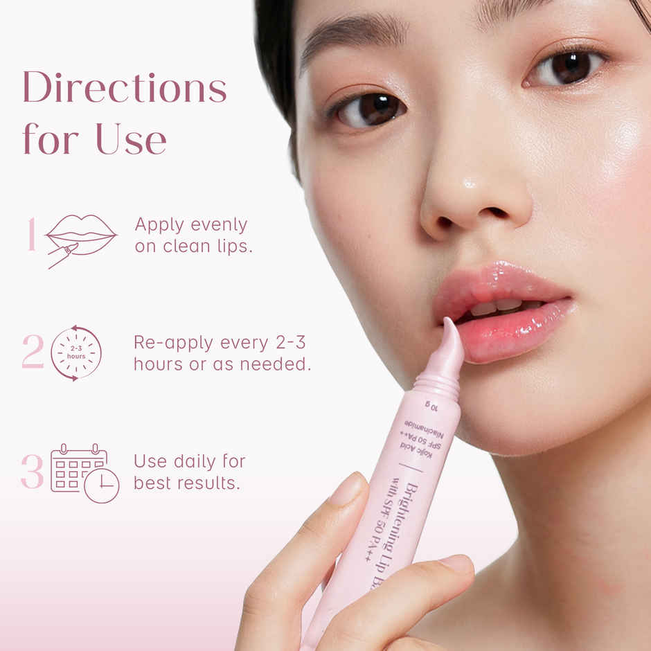 Seoulskin Brightening Lip Balm SPF50 PA++ | Kojic Acid & Niacinamide for Dark Lips Care