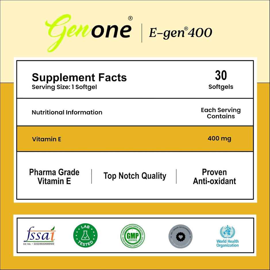 Genone E-Gen Vitamin E Capsule