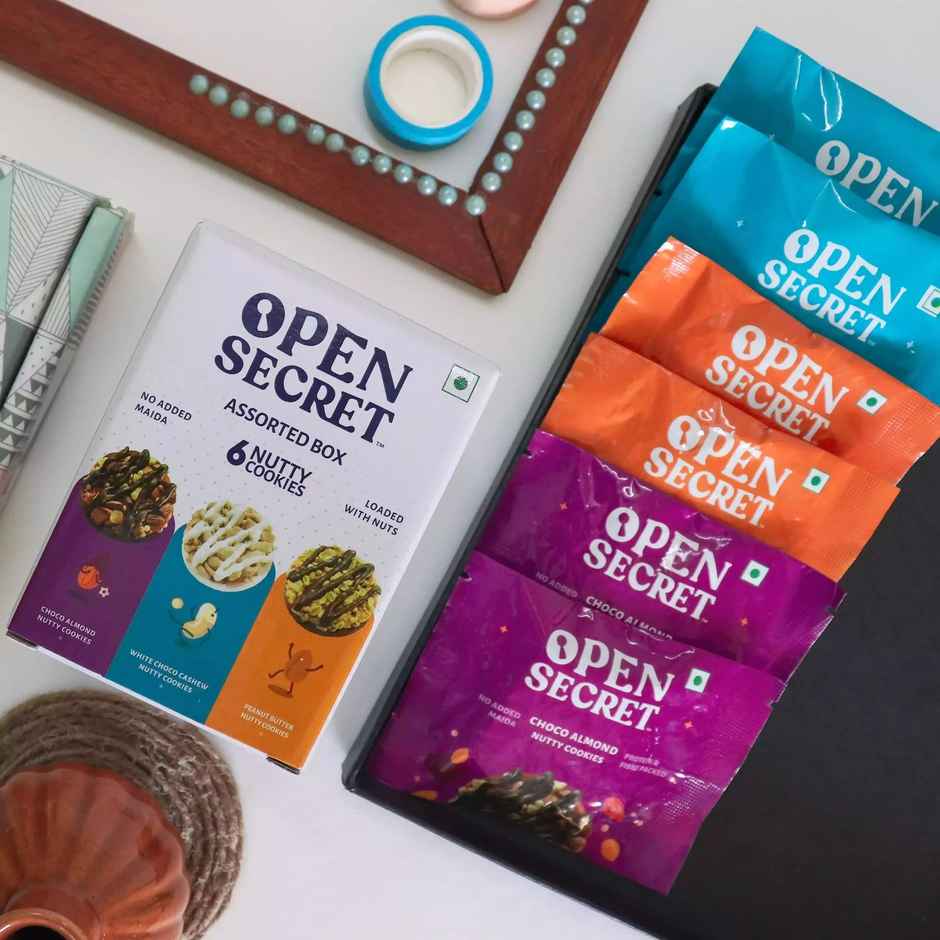 Open Secret Premium Choco Almond Flavoured Biscuits | Maida-free Combo