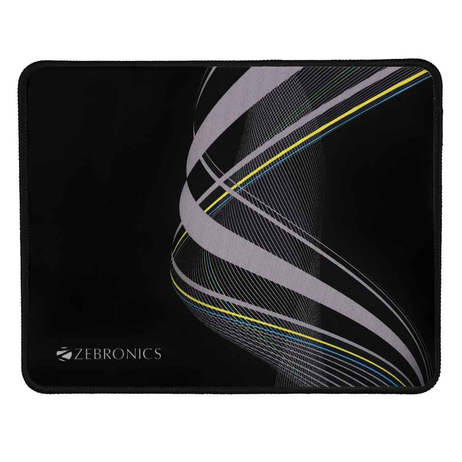 Zebroincs MSP-X2 Mouse Pad, Speed and Precision Operation, Smooth Cloth Surface  - Black