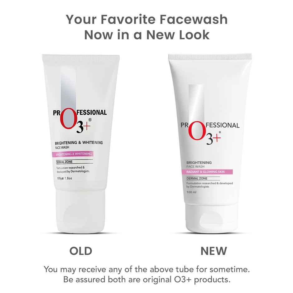 O3+ Brightening & Whitening Face Wash