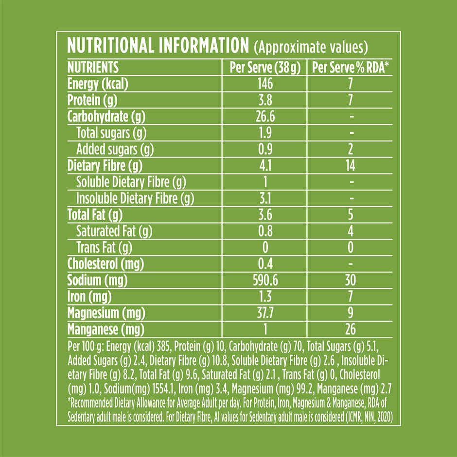 Saffola Masala Oats | Curry & Pepper | Anytime Snack | Ready in 3 mins | Millets Goodness | 500g