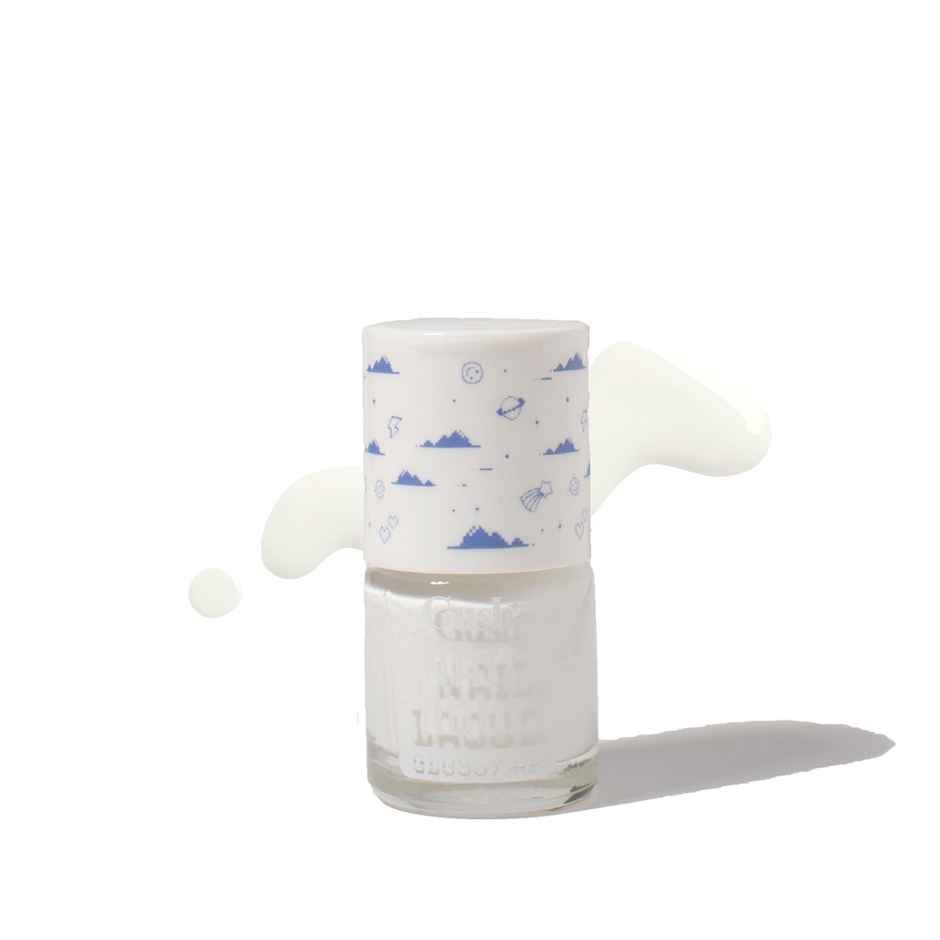 Gush Gel Glossy Finish Nail Polish | Frosted Vanilla | Long Lasting Lacquer | Soft Nude Beige