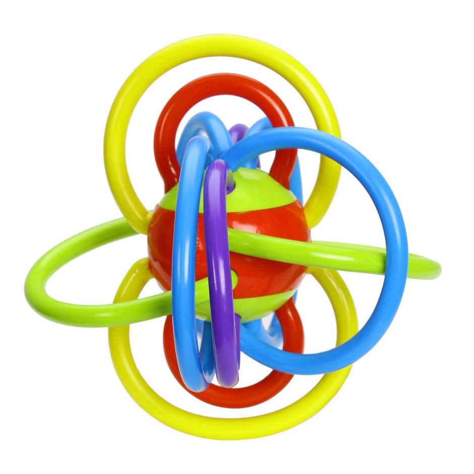 Webby Sensory Baby Teether Tube Ball Loopi Toy for New Borns