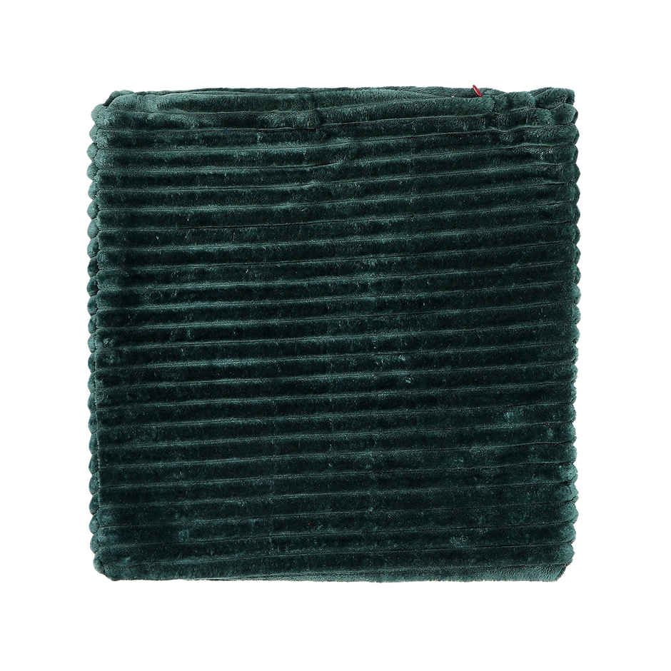 Status Ribbed Cushion Cover Set Of 2 40 Cm x 40 Cm - Green