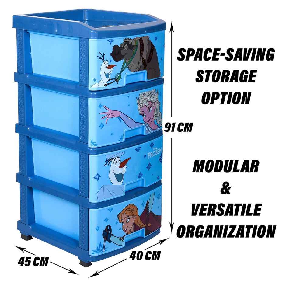 Kuber Industries Multiuses Plastic Modular 4 Drawer Storage Rack - Buy ...
