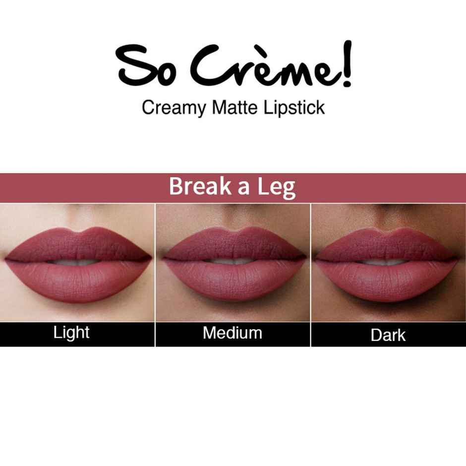 Nykaa So Creme! Lipstick - Break A Leg | Long Lasting