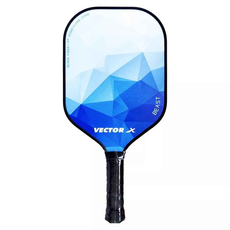 Vector X Beast 13 MM Pickle Bat | Lightweight | Fibre Glass | PP Honeycomb Core Material Paddle