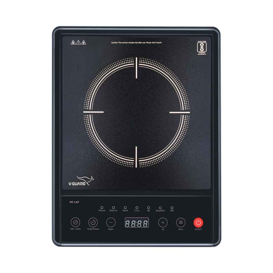 V-Guard Vic 1.6T 1600 Watt Induction Cooktop