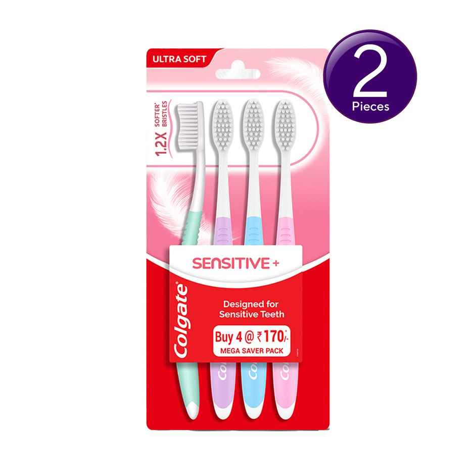 Colgate Gentle Sensitive Soft Bristles Toothbrush Combo