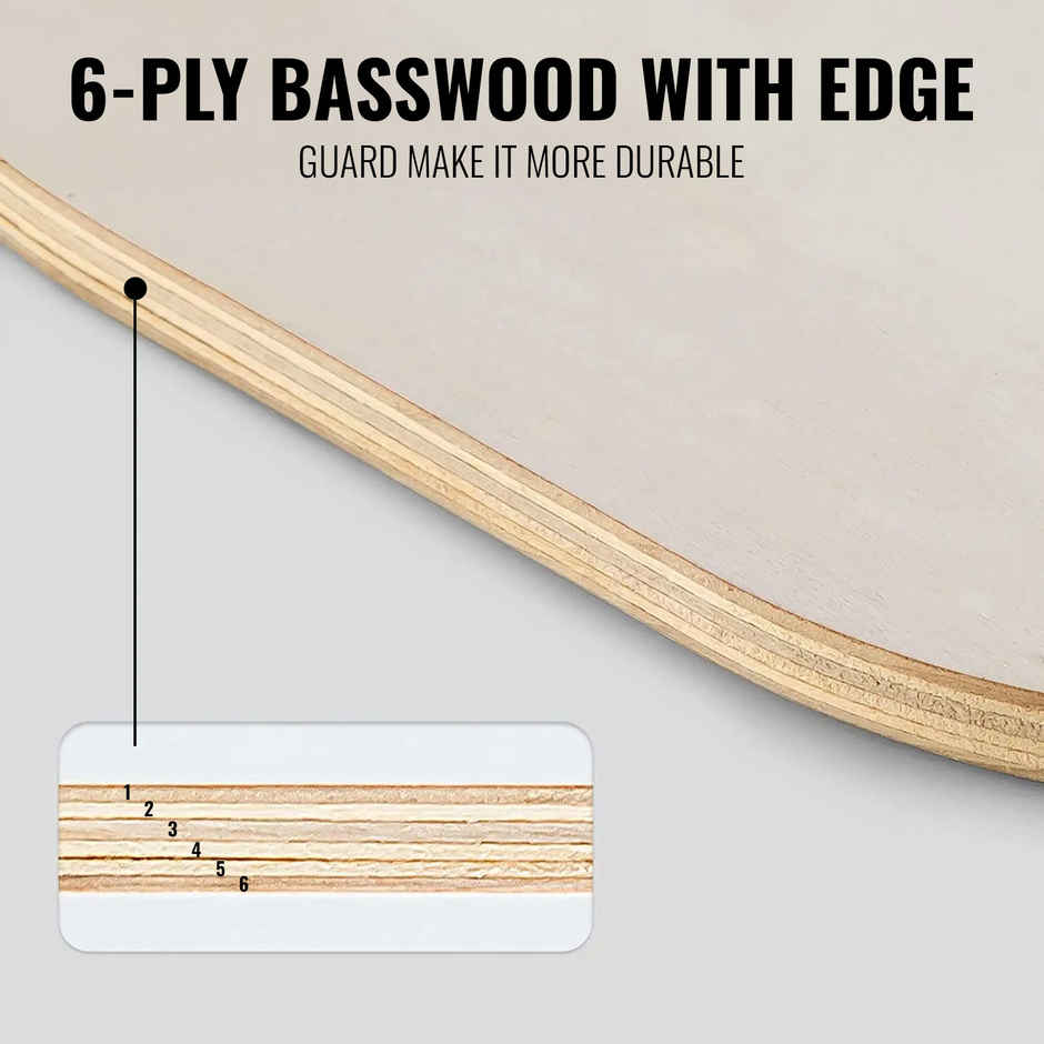 Slovic Wooden Pickleball Paddle Set with Balls for Garden, Fun & Casual Outdoor Play