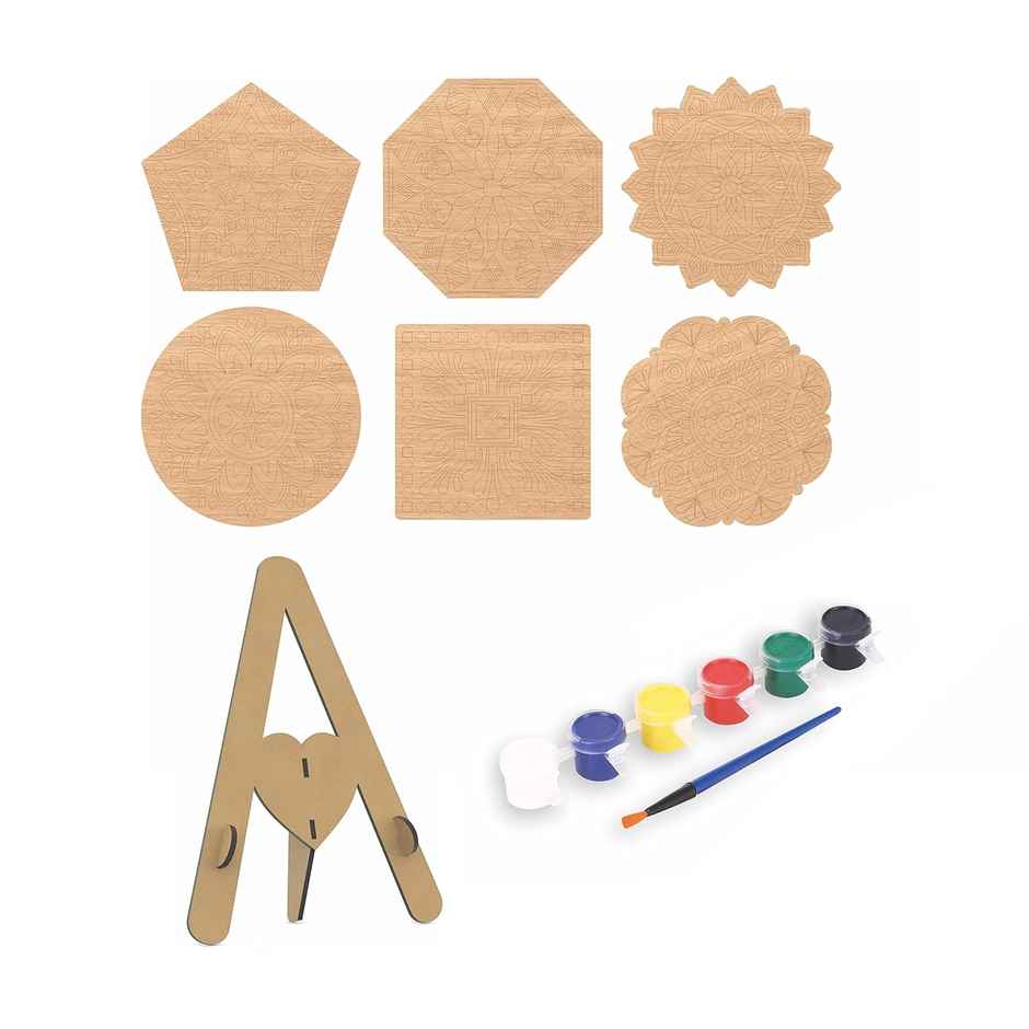 Ratna's Wooden Mandala Art Jr