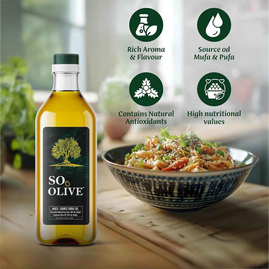Jivo So-Olive Blend Of Rice Bran and Olive Oil