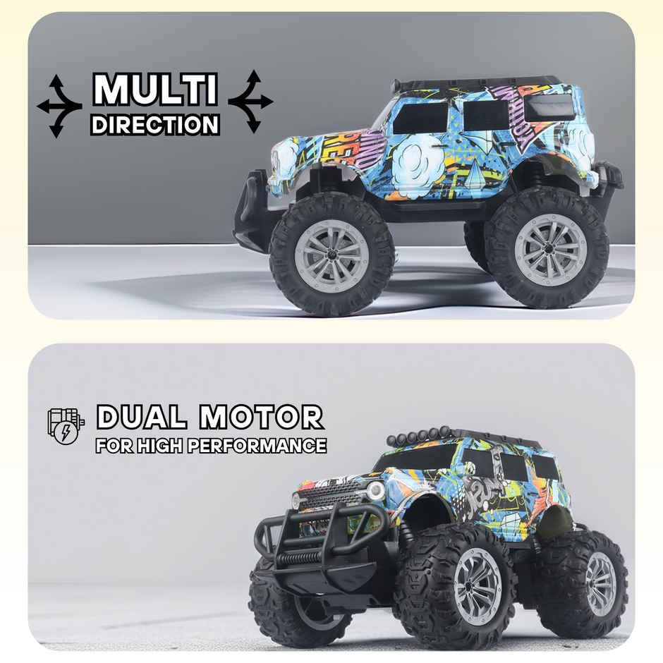 Race N Roll Off Roader Rechargeable Remote Control Monster Truck - For Graffiti
