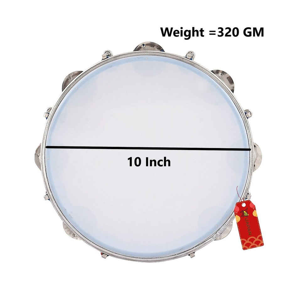 Uapan Fiber Dafli 10 Inch Blue Tambourine