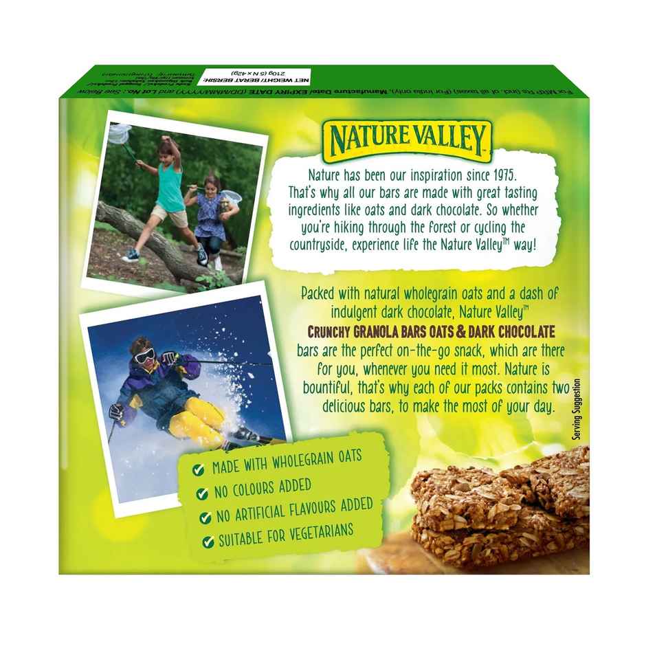 Nature Valley Crunchy Granola Bars Whole Grain Oats & Dark Chocolate