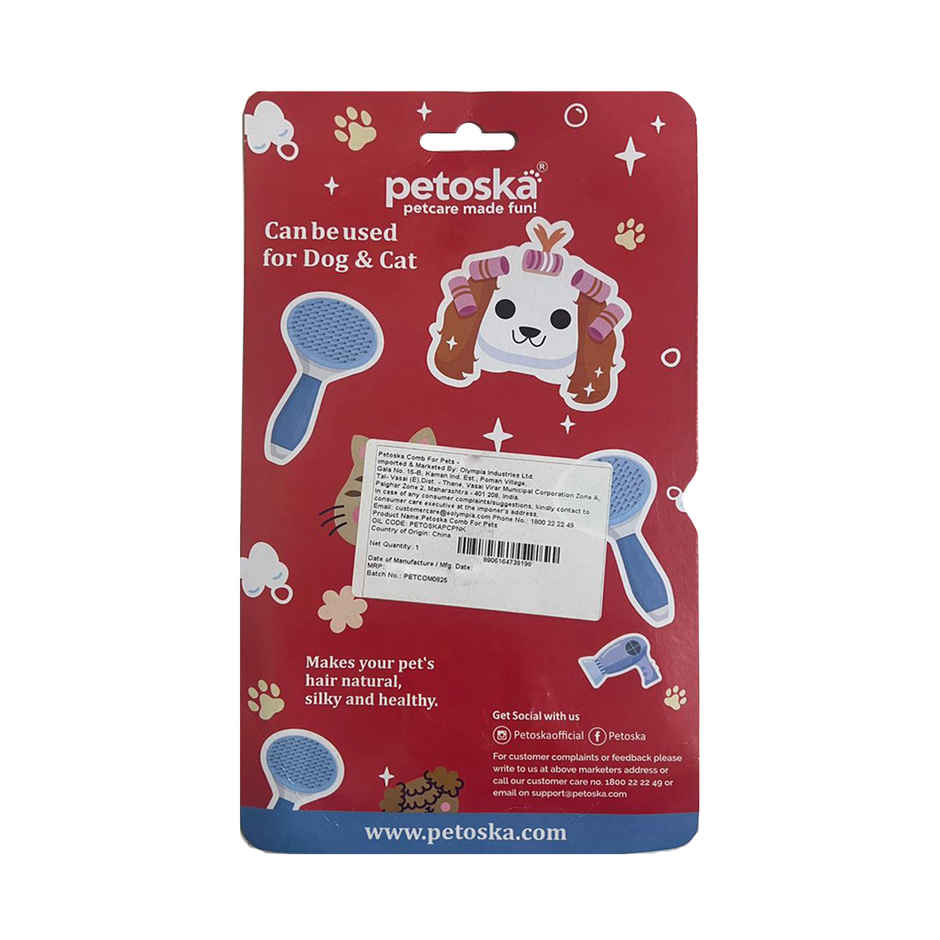 Petoska Comb for Pets Pink